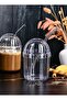 2 Pieces of Mica Oval Pinterest Cups with Lids, Coffee and Presentation Cups, 430 Ml, Not Glass. - 2