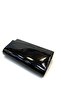 Black Patent Leather Women's Evening Dress Bag - 2