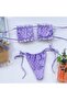 Sirene Strapless Pleated Bikini Set Lilac - 2