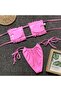 Sirene Strapless Pleated Bikini Set Pink - 3