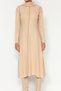 Camel Karioca Stitched A-Line/A-Line Formal Selanik/Knitwear Look Midi Knitted Dress TWOAW24EL00333 - 4
