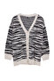 Taş Yumuşak Dokulu Zebra Desenli Triko Hırka TWOAW25HI00239 - 6