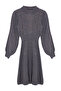 Gri Mini Triko Dantelli Elbise TWOAW22EL0011 - 6