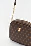 Std Brown Monogramed Women's Shoulder Bag - 05Po22Y1543 Classic - 5