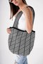 Women's Ethnic Bohemian Knitwear Knitted Shopper Strap Casual Hand & Shoulder Bag Chax811 Black - 4