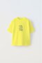 Collective Fly Knit Written Football Design Printed Yellow Children's T-Shirt - 2