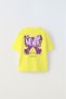 Never Let Me Go Written Printed Yellow Children's T-Shirt