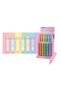 Macaron 6 Color Pastel + Glow 6 Color Neon (12 Pieces) Fluorescent Markers - 3