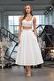 Extravaganza Maxi Skirt White