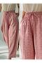 Women's Salmon Light Baggy Trousers - Yoga Meditation