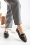 Women's Ballet Flats with Buckle Detail, Stylish Comfortable Orthopedic Casual Shoes - 2