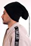 Men's Black Fleece Beret Polar Neck Collar That Can Be Used in Two Different Ways - 3
