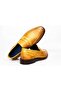 Yellow Color Genuine Leather Men's Shoes - 2