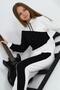 Girl's 100% Cotton Garnished Hooded Long Sleeve Bottom & Top Tracksuit Set - 4