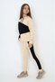 100% Cotton Hooded Long Sleeve Tracksuit Set for Girls