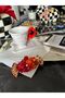 1 Sugar Figured Coffee Side Presentation Cocktail Napkin - 5