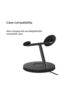 BoostCharge Pro 3-in-1 Qi2 Wireless Charger for iPhone 15-12, Apple Watch, AirPods, 15W - Black - 7