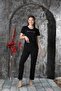 Women's Crew Neck Summer Short Sleeve Pajama Set New Season