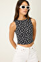 Crop Floral Patterned Athlete