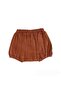 Muslin Baby Girl-Boy Elastic Shorts / Tan