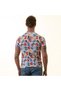 White Colored Alphabet Printed Crew Neck Men's T-Shirt Cotton Combed Cotton T-shirt - 4