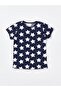 LCW baby Crew Neck Short Sleeve Printed Baby Boy Pajamas Set