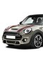 Mini Cooper F54 F55 F56 Front Hood Stripe Sticker Black/red - 3