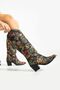 Patterned Authentic Fabric Boots - 2