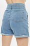 Kn Double Leg 5 Button Women's Denim Shorts - 7