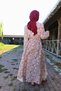 Tile Ethnic Patterned Şile Cloth Kimono - 9