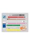 081364 Fn Fun Colorful 3-Pocket Set Pencil Bag - 2