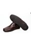 Tan Color Driver Genuine Leather Men's Shoes - 3