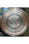 Antique Copper Serving Presentation Tray Yellow 25 cm