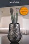 Makeup Organizer, Makeup Brush Holder, Makeup Brush Holder, Antique Silver Finish, Model 15 - 4