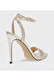 Gold Women's Heeled Sandals Sandals - 2