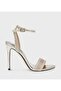 Gold Women's Heeled Sandals Sandals - 6
