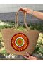 Ethnica Outside Hand Braided Jute Straw Shoulder Beach Bag