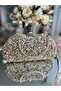 Luxury Stone-Embellished Shiny Evening Dress Bag