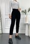Albert Black Colorfast Mom Jean Women's Boyfriend High Waist Power Lycra - 2