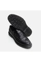 Genuine Leather Men's Black Loafer - 6