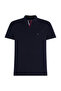 Men's Logo Printed Crew Neck Regular Cut Navy Blue Polo Collar T-Shirt MW0MW34772-DW5 - 2