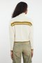 Stone Crop Color Block Stand Collar Knitwear Cardigan Twoaw24Hi00238 - 5