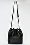 Women's Black Floater Shoulder Bag 05Po22Y1544 - 5