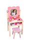 Toy Wooden Children's Beauty Makeup Table with Stool Gift