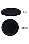 425 ml Metal Black Lid 425 Cc Clear Glass Jars 6 Pieces - 3