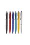 K15 Blue Colored Ballpoint Top Push Pen - Set of 6