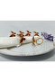 Butterfly Napkin Ring Napkin Ring-6 Pieces - 6