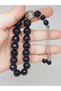 Onyx (Onix) Stone Faceted Cut 17mm Efe Tesbih 12mm (51526)