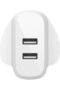 Boost Charge Dual USB-A Wall Charger 24W for iPhone 14, 13, 12, Galaxy S23, S22, Pixel & More - 2