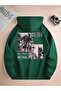 Unisex Be True Of Printed Oversized Winter 3-Thread 100% Cotton Hooded Sweatshirt Hoodie